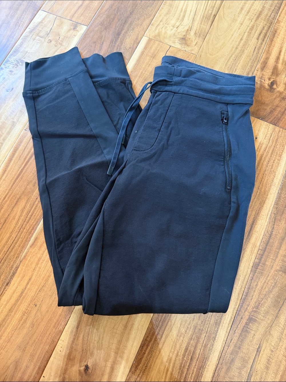 Athleta Black Men's Jogger Pants with Zippered Pocket